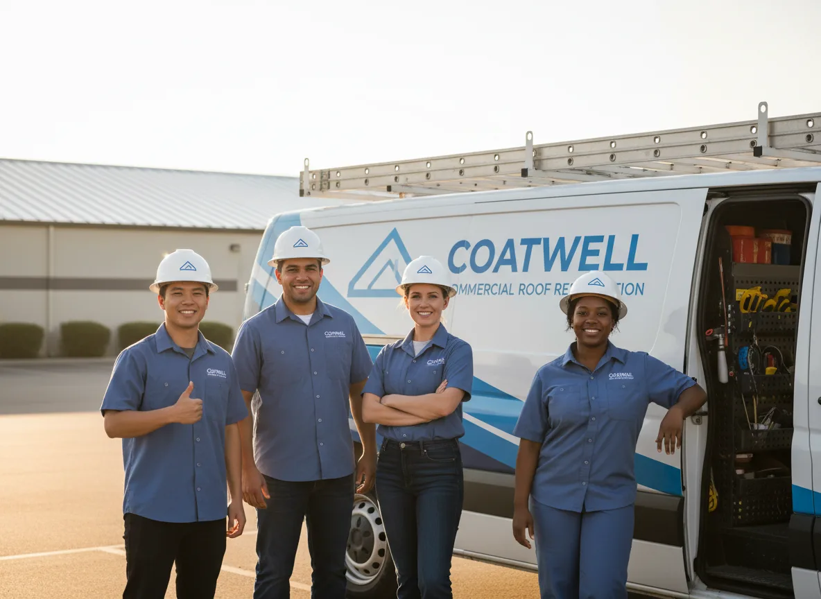 Commercial roof coating company in Redwood City, CA